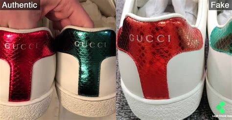 real gucci shoes vs fake|knock off gucci tennis shoes.